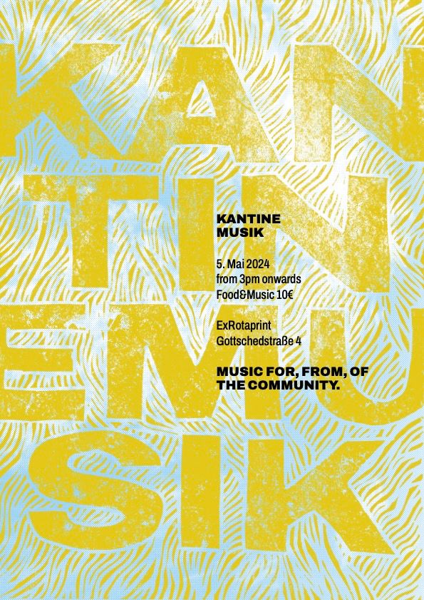 Kantine Musik flyer