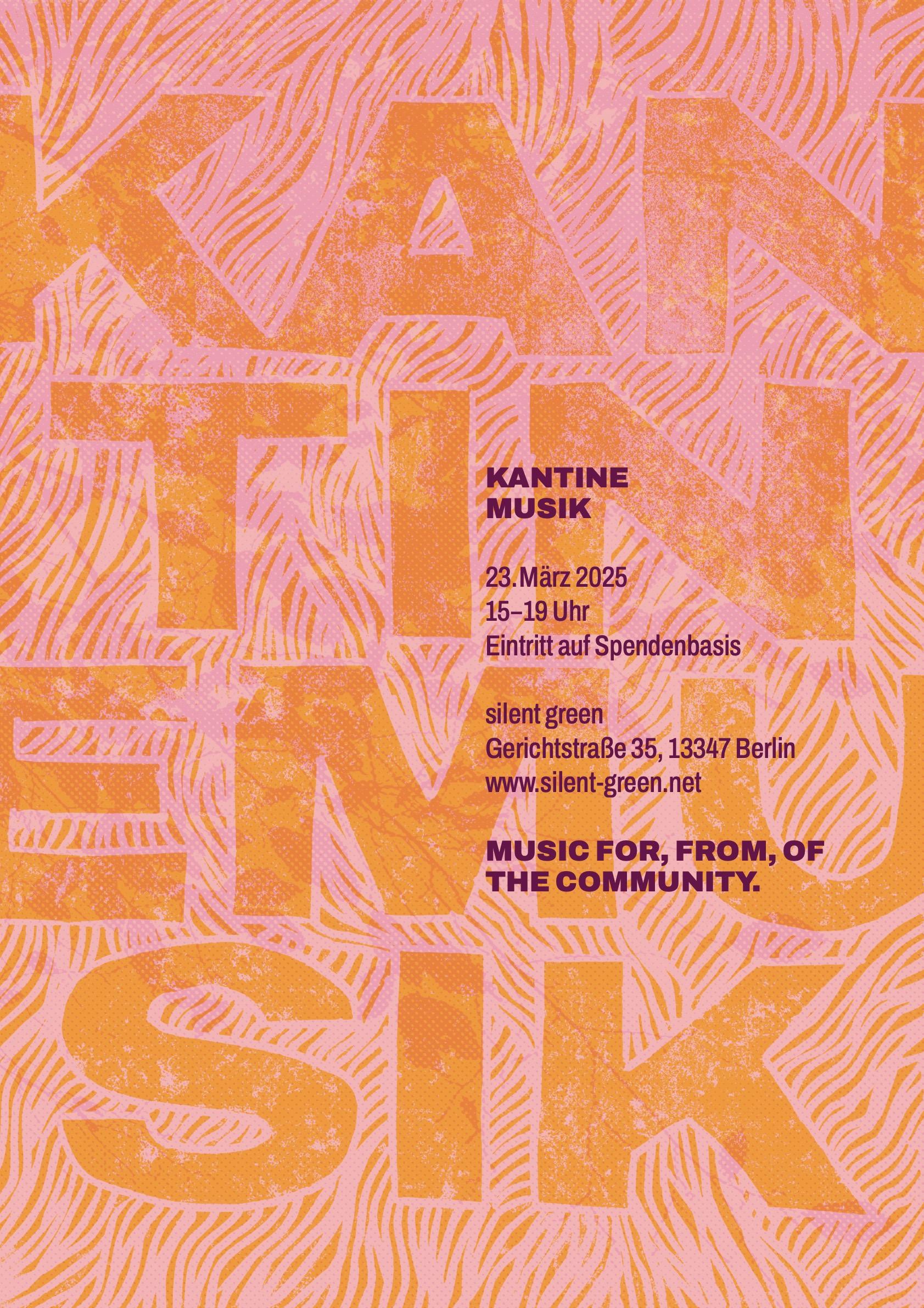 Kantine Musik flyer